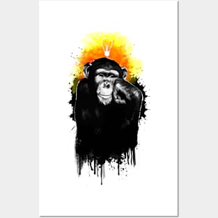 The Thinking Chimp Posters and Art